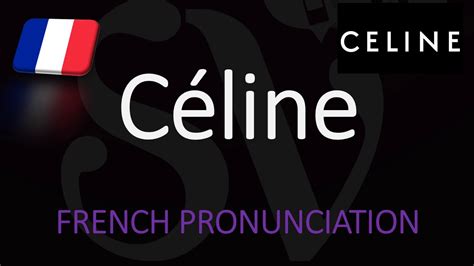 celine pronunciation french|how to pronounce Celine brand.